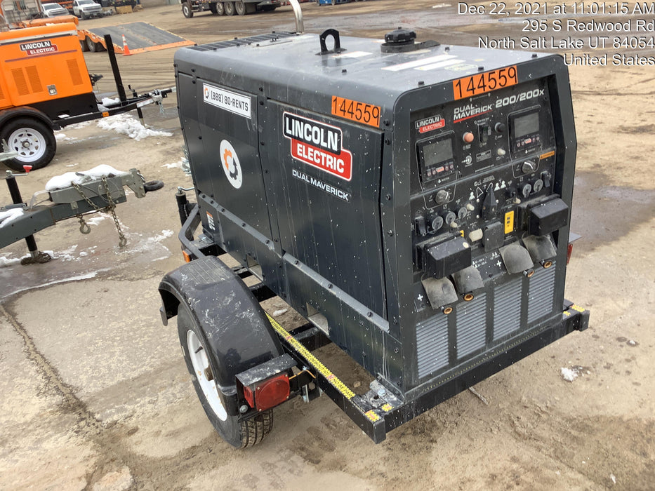 2021 Lincoln Electric Dual Maverick 200/200X Ready Pak 3 (includes trailer, cable rack, fender light kit)