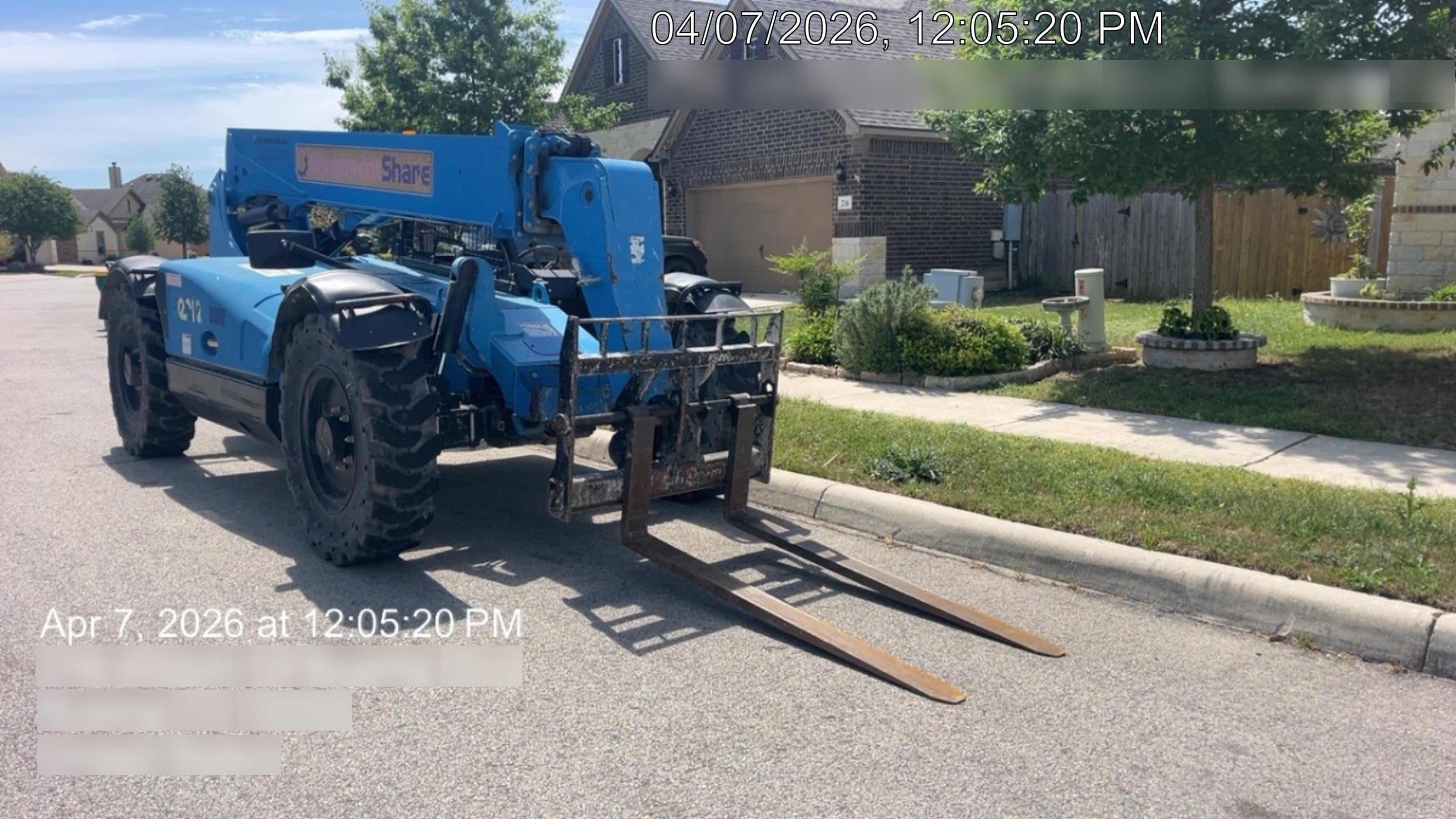 2017 Genie GTH-636 Genie GTH636, Solid RT Tires, T4F, worklights (LED, rear), Open ROPS