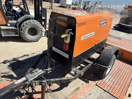 2022 Lincoln Electric LE400 Kubota V1505, Trlr, Cable Rack, Light Kit, ES Decals, T3