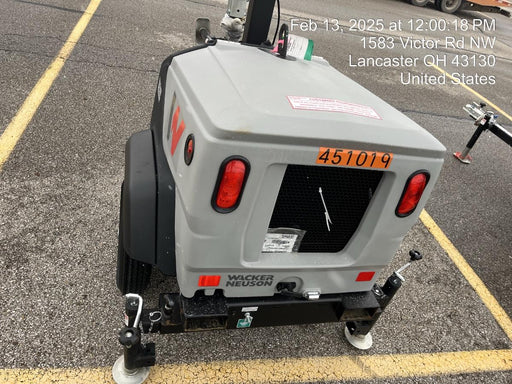 2024 Wacker Neuson LTT4 Diesel, Kohler KDW702, Deep Sea Controller, Auto Start, LED 320W, Bypass Outlet, T3