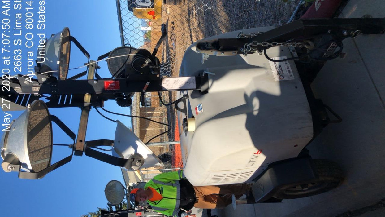 2018 Wacker Neuson LTV6L-MH Wacker Neuson LTV6L Mobile Light Tower w/Fuel Level Sensor Installed