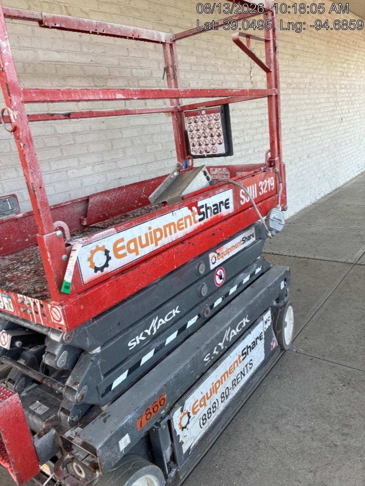 2018 Skyjack SJIII-3219 Skyjack SJIII3219 Scissor Lift w/Trojan Batteries