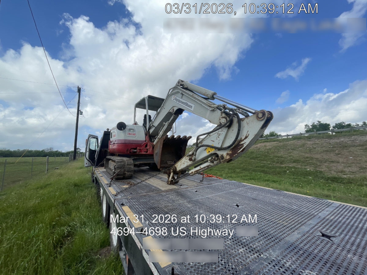 2019 Takeuchi TB260 Canopy w/Rubber Tracks, Auxiliary Hydraulics, Standard Blade, Manual QC