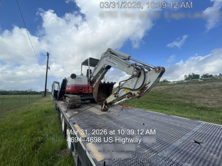 2019 Takeuchi TB260 Canopy w/Rubber Tracks, Auxiliary Hydraulics, Standard Blade, Manual QC