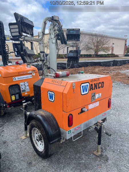 2024 Wanco WLTT-4MM4K Diesel, Mitsubishi L2E, 9.0HP @1800 rpm, Deep Sea Controller, Shore Power Plug, Auto Start, (4) 350W LED Floodlights, 4kW Generator, 60 Gal Fuel Tank, 2" Ball, T3