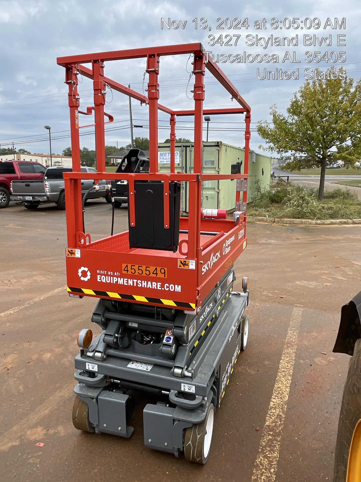 2024 Skyjack SJ3219 Electric Drive, Sld NM Tires, DBcns, RFRails, Power to Platform, T3 + Access Control