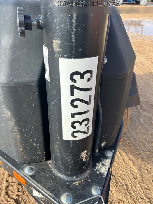 2022 Allmand NLV3GR (4) LED Light Fixture 350W, 23' Vertical Mast, 3kW Prime, Towable, Deep Sea L401, Leveling Jacks, Yanmar T4F 5.8hp