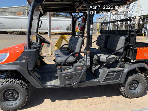 2022 Kubota RTV-X1140W-H Plastic Canopy, Windshield Acrylic Clear, LED Strobe Light, Wire Harness Kit, Back up Alarm