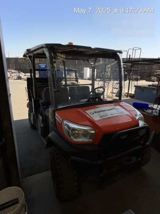 2021 Kubota RTV-X1140W-H Plastic Canopy, Windshield Acrylic Clear, LED Strobe Light, Wire Harness Kit, Back up Alarm