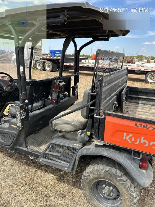 2021 Kubota RTV-X1140W-H Plastic Canopy, Windshield Acrylic Clear, LED Strobe Light, Wire Harness Kit, Back up Alarm