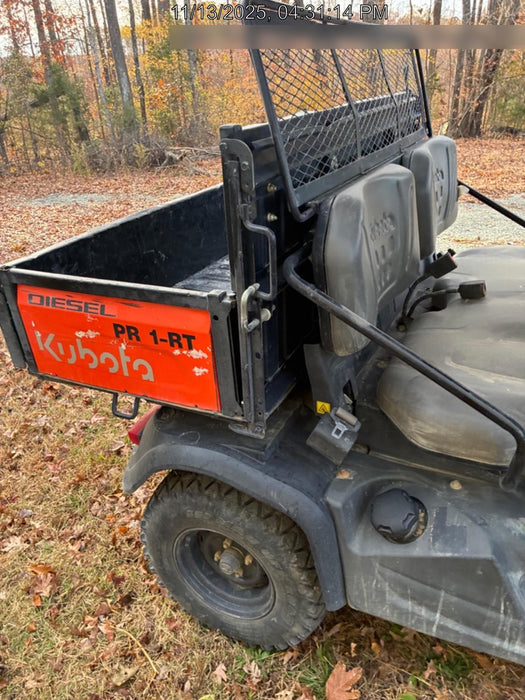 2021 Kubota RTV-X1140W-H Plastic Canopy, Windshield Acrylic Clear, LED Strobe Light, Wire Harness Kit, Back up Alarm