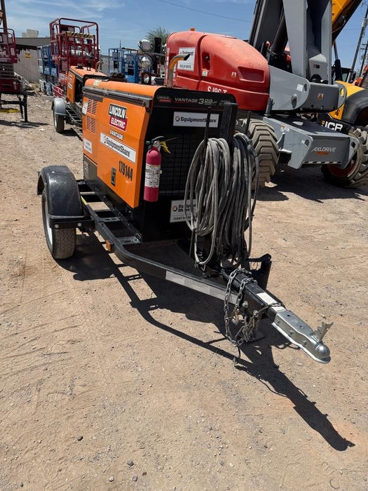 2021 Lincoln Electric Vantage 322 Vantage 322 Ready Pak 3 w/ Decals, ORANGE (includes trailer, cable rack, fender light kit) NO Telematics