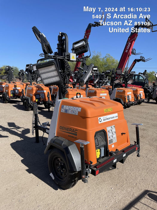 2024 Generac MLT2 Diesel, Flex Switch 120V Input, Powerzone Controller, 
(4) 320W LED Lights, 4kW Generator, 39.9 Gal Fuel Tank, 2" Ball, T3