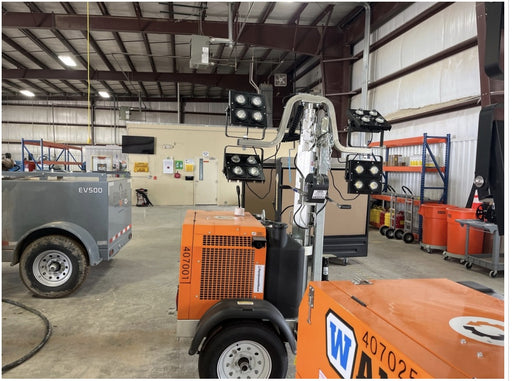 2024 Wanco WLTT-4MM4K Diesel, Deep Sea Controller, Shore Power Plug, Auto Start, (4) 350W LED Floodlights, 4kW Generator, 60 Gal Fuel Tank, 2" Ball, T3