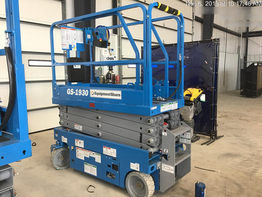 2019 Genie GS-1930 Fixed Rails with Chain Entry