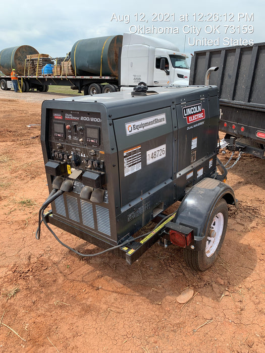 2021 Lincoln Electric Dual Maverick 200/200X Ready Pak 3 (includes trailer, cable rack, fender light kit)