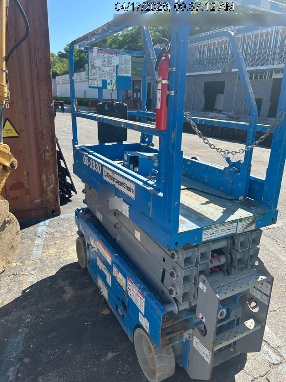 2019 Genie GS-1930 Fixed Rails with Chain Entry