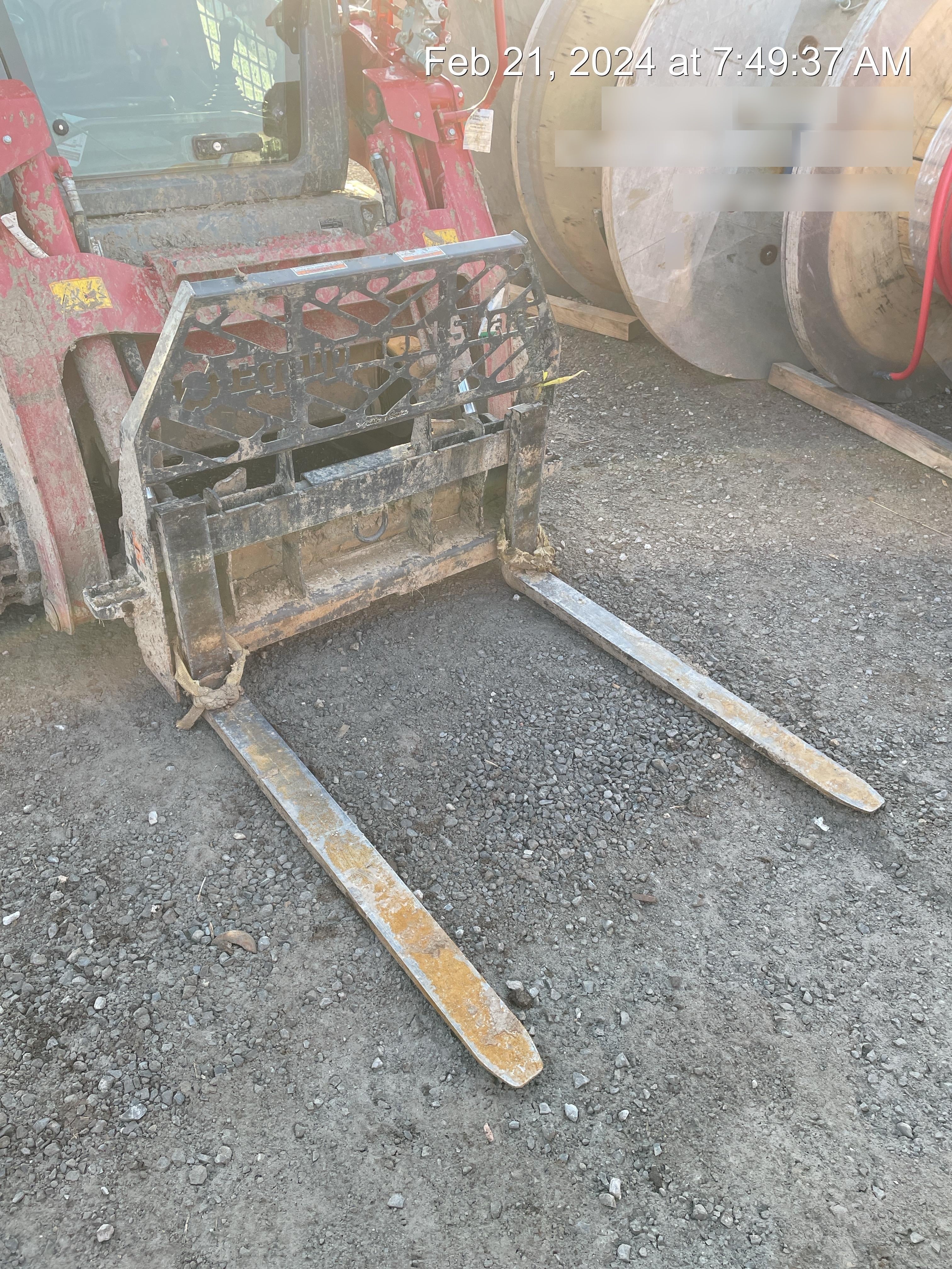 2020 PALADIN 42" Pallet Fork Assembly