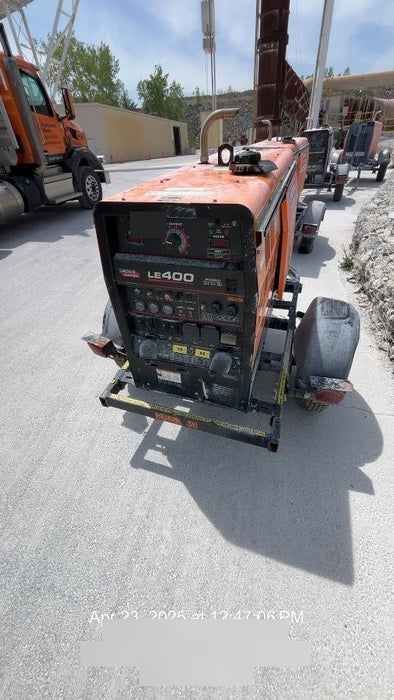 2022 Lincoln Electric LE400 Kubota V1505, Trlr, Cable Rack, Light Kit, ES Decals, T3