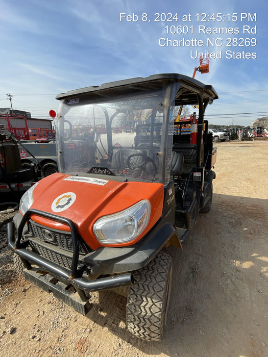 2021 Kubota RTV-X1140W-H Plastic Canopy, Windshield Acrylic Clear, LED Strobe Light, Wire Harness Kit, Back up Alarm