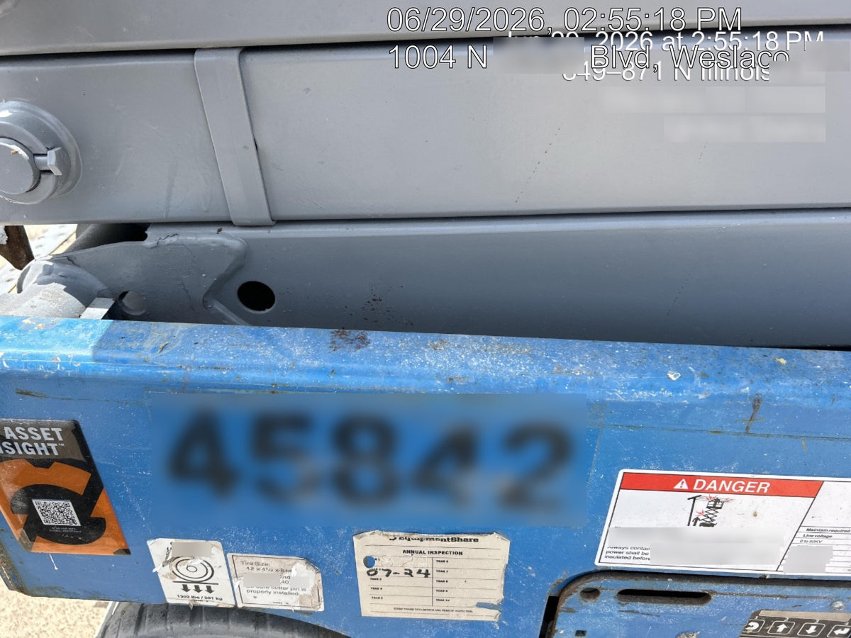 2019 Genie GS-1930 Fixed rails with chain Entry