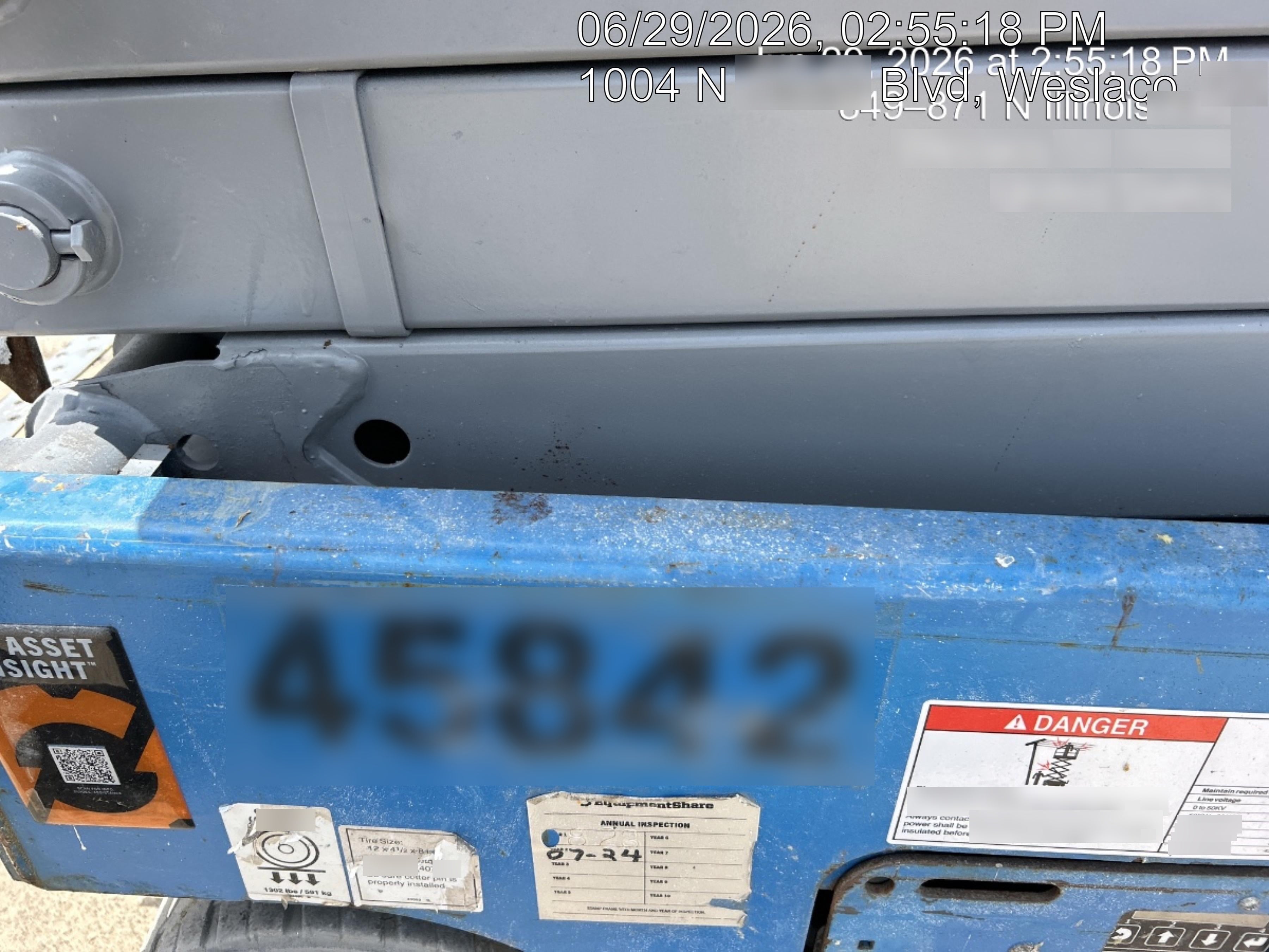 2019 Genie GS-1930 Fixed rails with chain Entry