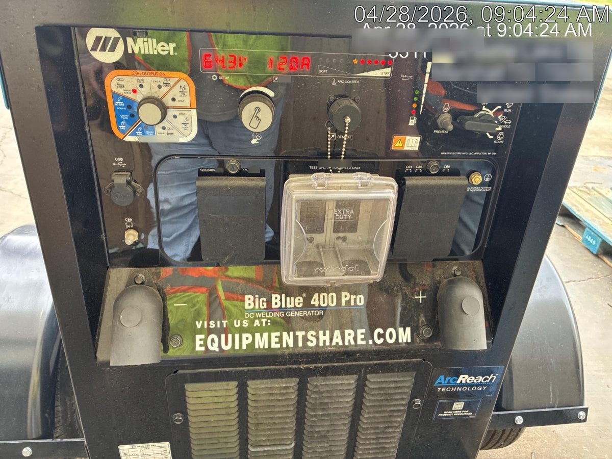 2025 MILLER ELECTRIC BIG BLUE 400