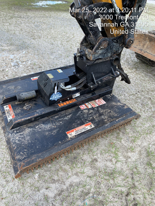 2020 BLUE DIAMOND 50" Brush Cutter, Mini Excavator