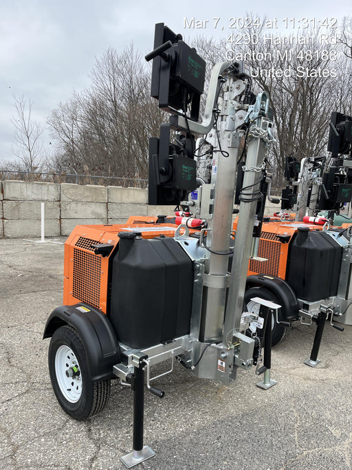 2024 Wanco WLTT-4MM4K Diesel, Deep Sea Controller, Shore Power Plug, Auto Start, (4) 350W LED Floodlights, 4kW Generator, 60 Gal Fuel Tank, 2" Ball, T3