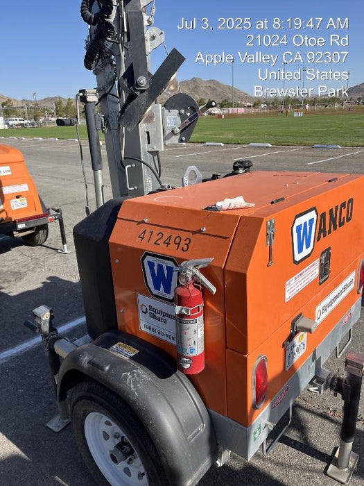 2024 Wanco WLTT-4MM4K Diesel, Deep Sea Controller, Shore Power Plug, Auto Start, (4) 350W LED Floodlights, 4kW Generator, 60 Gal Fuel Tank, 2" Ball, T3