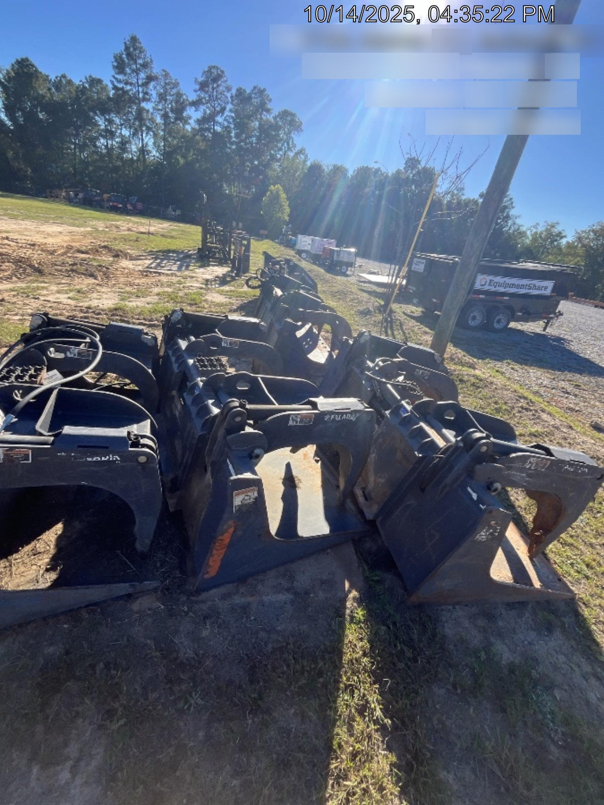 2020 PALADIN 76" Scrap Grapple Bucket - Paladin