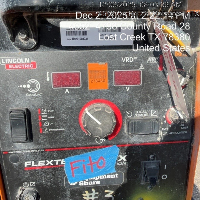 2022 LINCOLN ELECTRIC FLEXTEC 350X