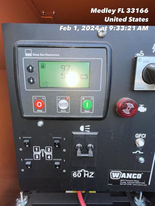 2023 Wanco WLTT-4MM4K Diesel, Deep Sea Controller, Shore Power Plug, Auto Start, (4) 350W LED Floodlights, 4kW Generator, 60 Gal Fuel Tank, 2" Ball, T3