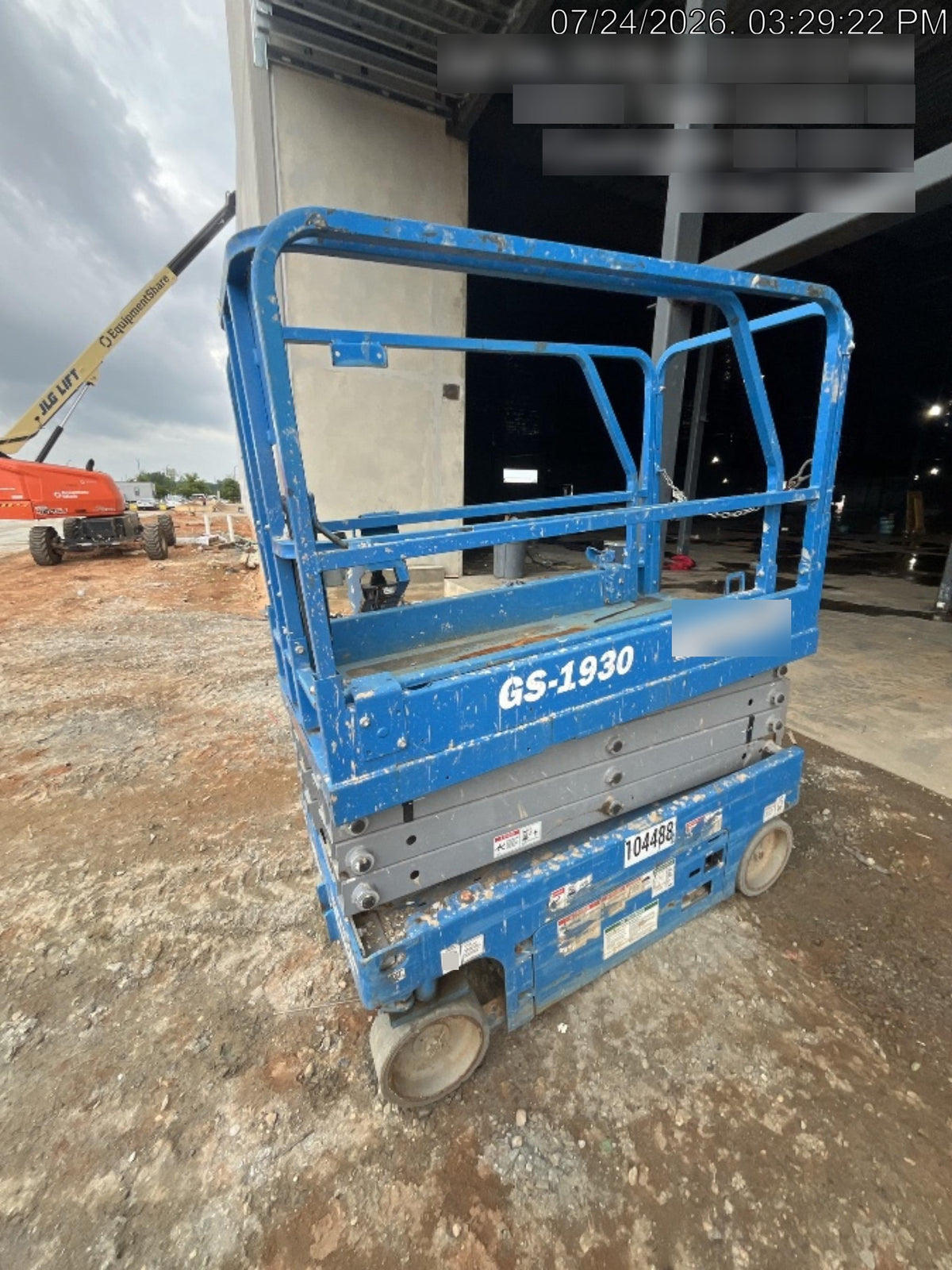 2020 Genie GS-1930 Fixed rails with chain entry gate - Pre A92.20