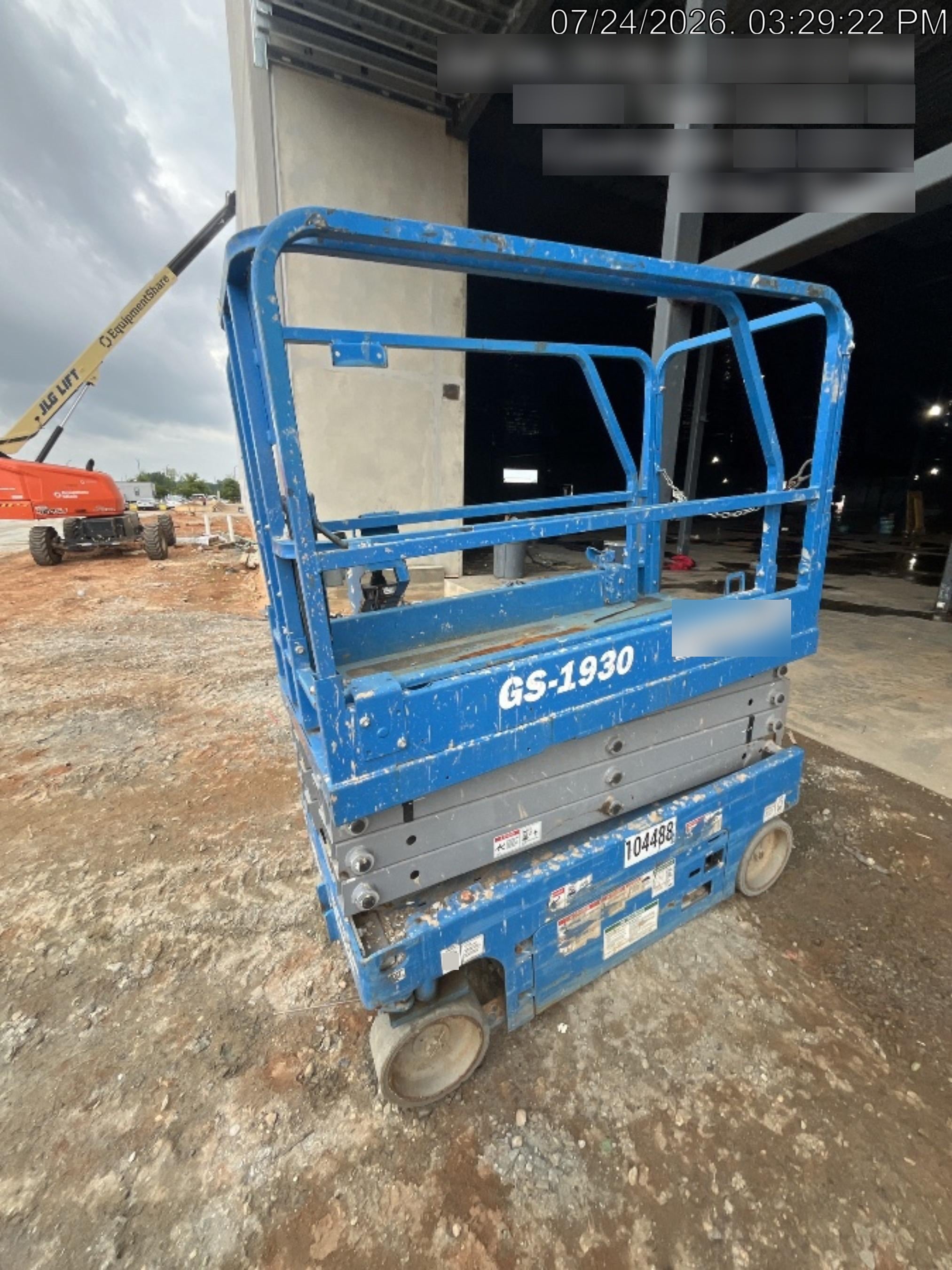2020 Genie GS-1930 Fixed rails with chain entry gate - Pre A92.20