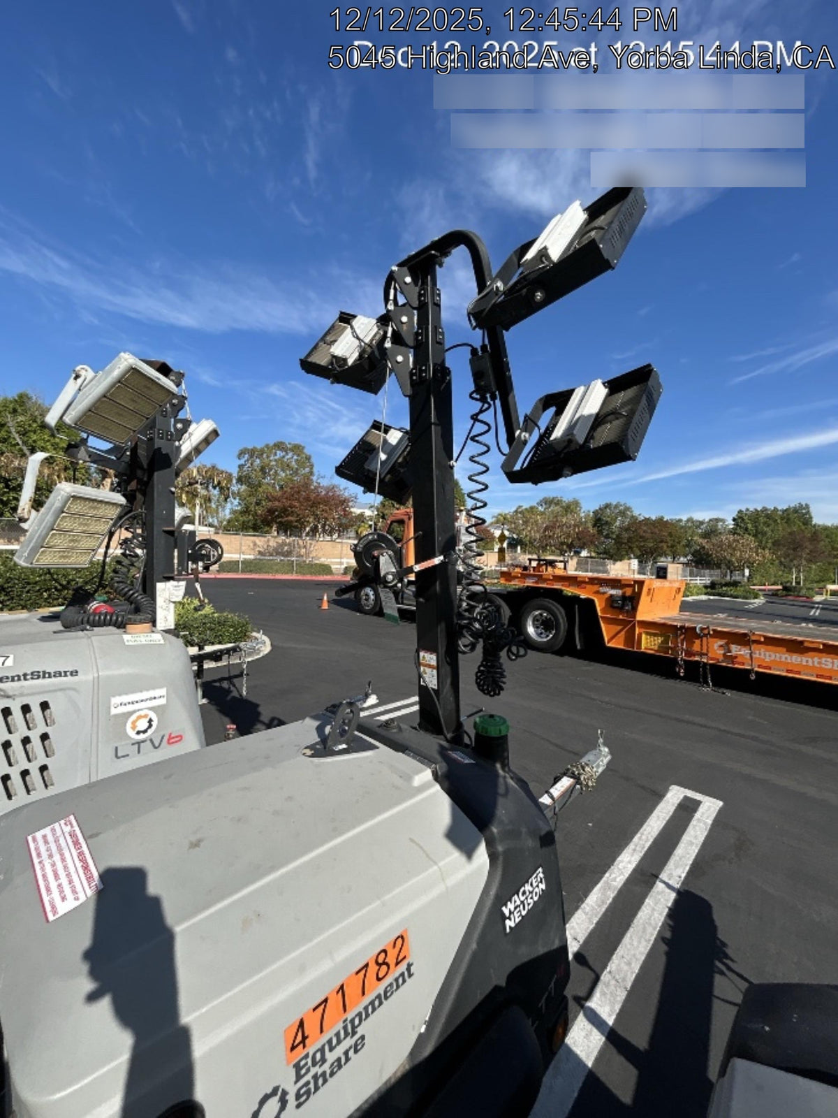 2024 Wacker Neuson LTT4 Diesel, Kohler KDW702, Deep Sea Controller, Auto Start, LED 320W, Bypass Outlet, T3