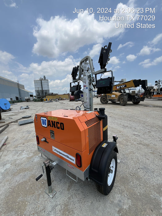 2024 Wanco WLTT-4MM4K Diesel, Deep Sea Controller, Shore Power Plug, Auto Start, (4) 350W LED Floodlights, 4kW Generator, 60 Gal Fuel Tank, 2" Ball, T3