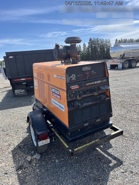 2021 Lincoln Electric Vantage 549X Ready Pak 3, ORANGE (includes trailer, cable rack, fender light kit)
