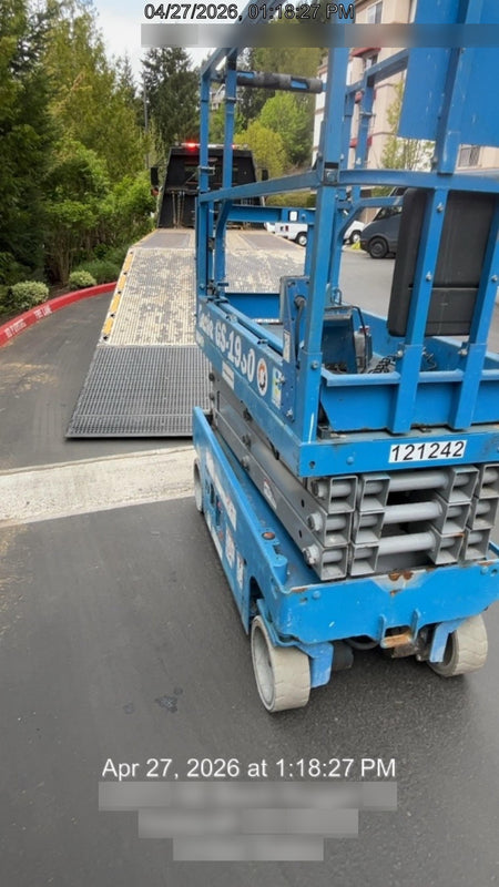 2020 Genie GS-1930 Solid Non Marking Tires, Beacon, Folding rails with half height swing gate, Telematics