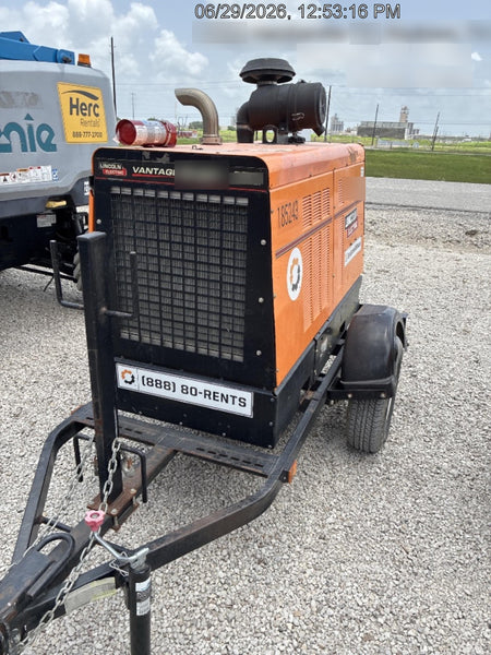 2021 Lincoln Electric Vantage 549X Ready Pak 3, ORANGE (includes trailer, cable rack, fender light kit)