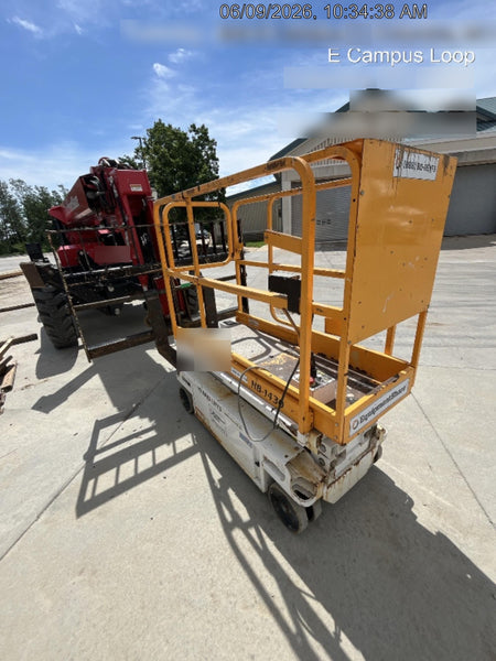 Custom Equipment HB-1430 Hy-Brid Scissor Lift
Platform capacity up to 670 lbs
Working height up to 20 ft
Weighs under 1,700 lbs
Non-marking wheels