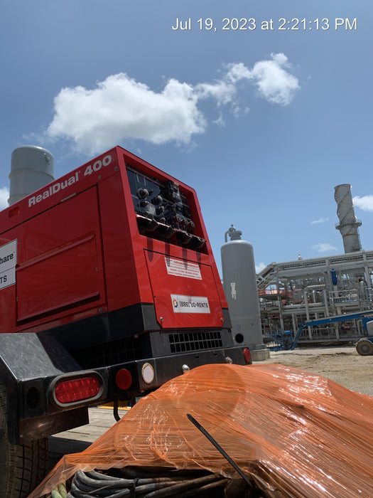 2022 Shindaiwa DGW400MDL Kubota D902 Engine, 23 HP, Dual Op Welder, Wire, Arc, Droop Stick, Tig, and CC Stick Functionality, Simulphase, 3 Phase and 1 Phase Gen Output, Single Axle NB Trlr, Slr Trckl Chrg 12V 12W, Fire Ext