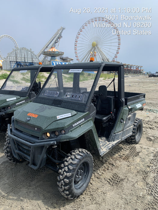 2021 Yanmar YU1000 Canopy, Steel Wheel, Poly WindShield, Beacon, Backup Alarm