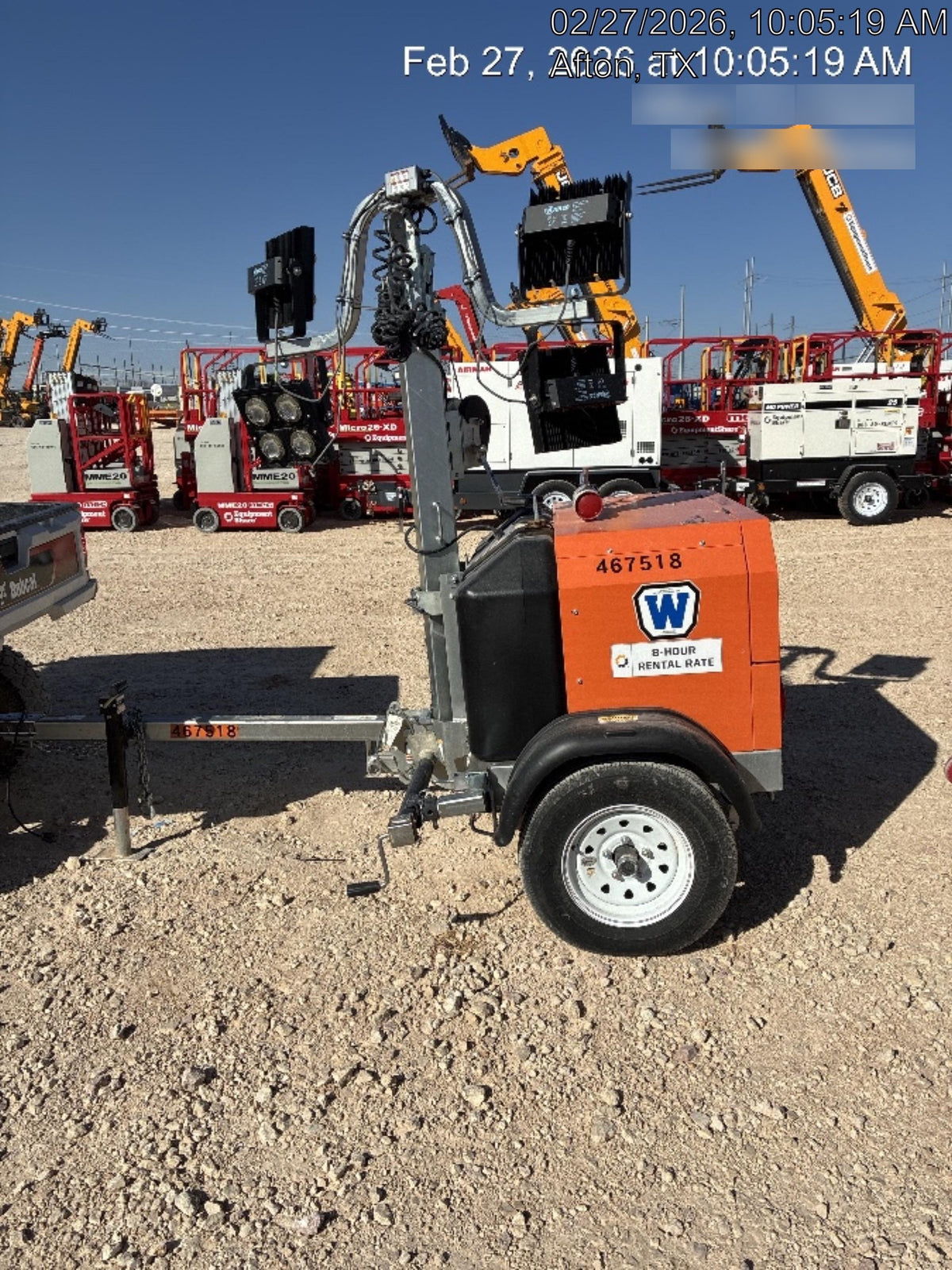 2024 Wanco WLTT-4MM4K Diesel, Deep Sea Controller, Shore Power Plug, Auto Start, (4) 350W LED Floodlights, 4kW Generator, 60 Gal Fuel Tank, 2" Ball, T3
