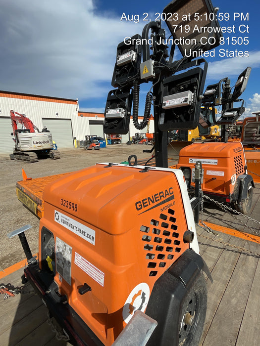 2023 Generac MLT2 Diesel, Flex Switch 120V Input, Powerzone Controller, (4) 320W LED Lights, 4kW Generator, 39.9 Gal Fuel Tank, 2" Ball, T3