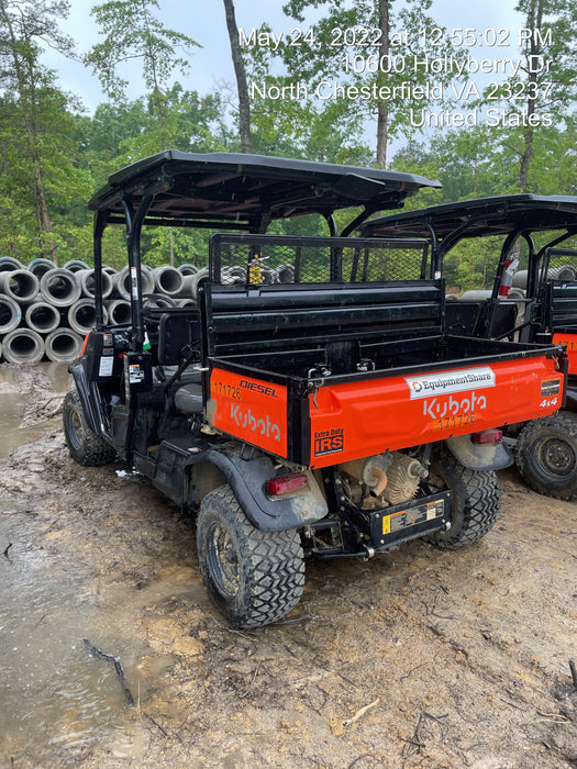2021 Kubota RTV-X1140W-H Plastic Canopy, Windshield Acrylic Clear, LED Strobe Light, Wire Harness Kit, Back up Alarm