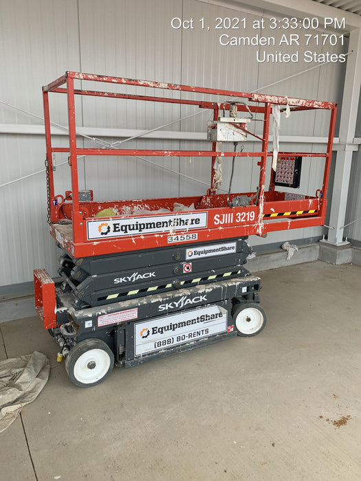 2019 Skyjack SJIII-3219 Standard Options, Trojan Batteries