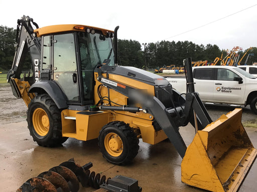 2020 John Deere 310LEP Cab/Heat/Air, 4WD, Standard Stick, Pilot Controls, 2 Way Hydraulics, TAG Manual QC