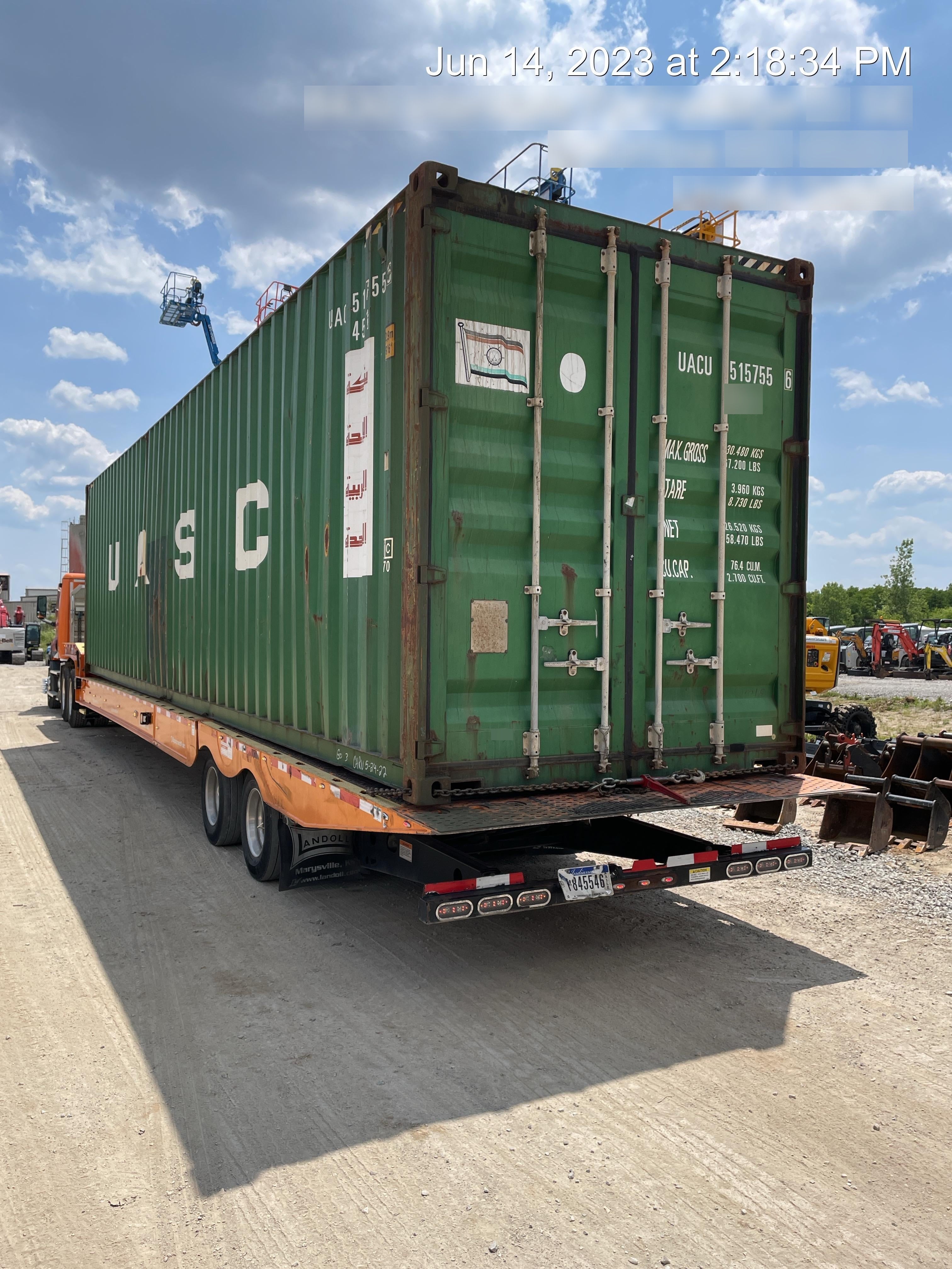 2023 CONEX Storage Container 8'x8'x40'