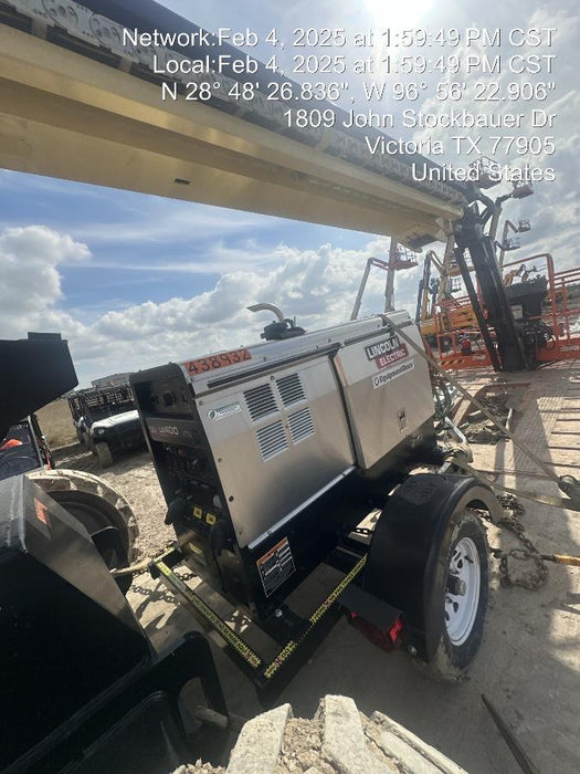 2024 Lincoln Electric LE400 Kubota V1505, Trlr, Cable Rack, Light Kit, ES Decals, T3